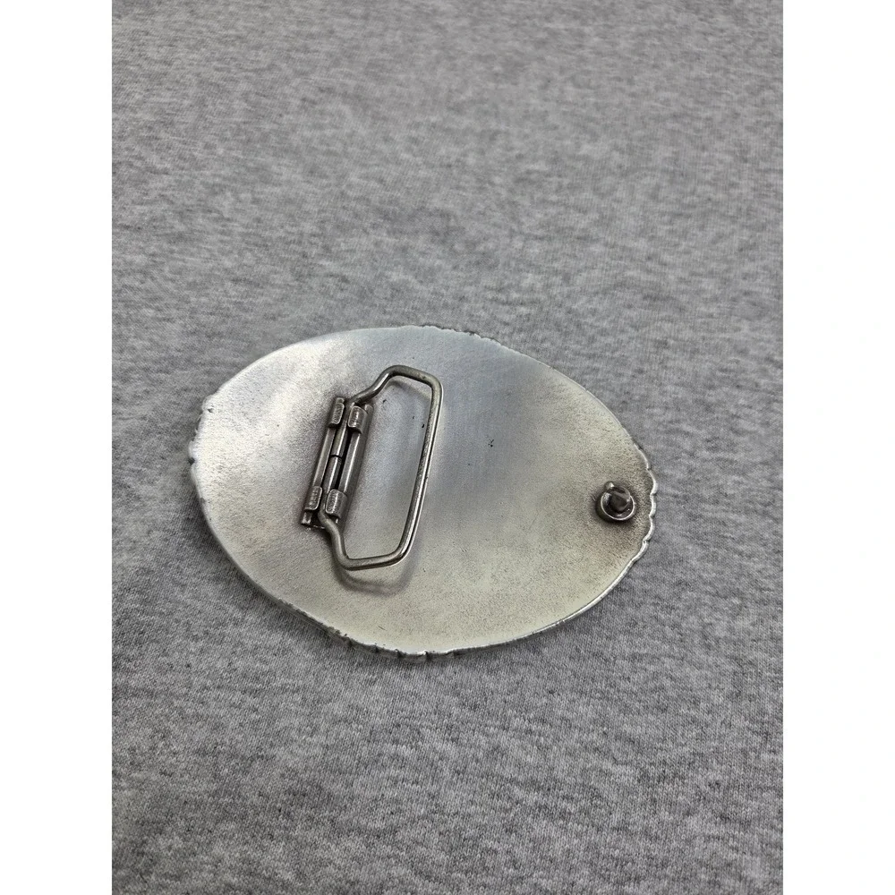 Cody James Bronc Rodeo Cowboy Silver Bronze Belt Buckle